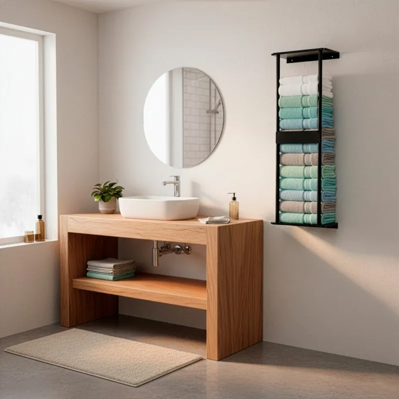 Towel rack 32 x 14 x 76 cm HG0074